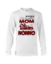 Blessed To Be Called Mom And NONNO Long Sleeve Tee tile