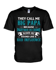 They Call Me Big Papa V-Neck T-Shirt tile