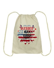 Blessed to be called Nanny 4th July Drawstring Bag tile