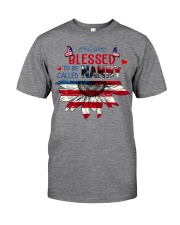 Blessed to be called Nanny 4th July Classic T-Shirt front