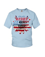 Blessed to be called Nanny 4th July Youth T-Shirt tile