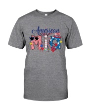 4th Of July Patriotic Doodle American Mia Classic T-Shirt front