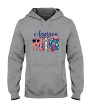 4th Of July Patriotic Doodle American Mia Hooded Sweatshirt tile
