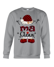 Ma Claus-Red Plaid Crewneck Sweatshirt tile