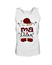 Ma Claus-Red Plaid Unisex Tank tile