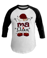 Ma Claus-Red Plaid Baseball Tee tile
