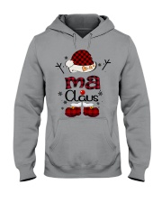 Ma Claus-Red Plaid Hooded Sweatshirt tile