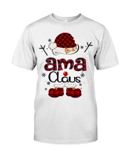 Ama Claus-Red Plaid Premium Fit Mens Tee tile