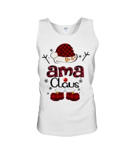 Ama Claus-Red Plaid Unisex Tank tile