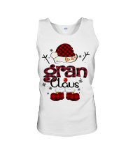 Gran Claus-Red Plaid Unisex Tank tile