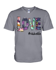 Love Duke V-Neck T-Shirt tile