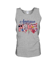 Patriotic Doodle 4th Of July American Mema Unisex Tank tile