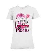 I Love Being Momo - Happy Premium Fit Ladies Tee tile