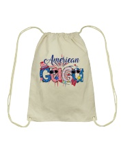 Patriotic Doodle 4th Of July American Gaga Drawstring Bag tile