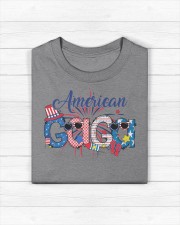Patriotic Doodle 4th Of July American Gaga Classic T-Shirt custom-t-shirts-classic-lifestyle-front-343