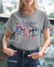 Patriotic Doodle 4th Of July American Gaga Classic T-Shirt custom-t-shirts-classic-lifestyle-front-399