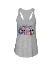 Patriotic Doodle 4th Of July American Gaga Ladies Flowy Tank tile
