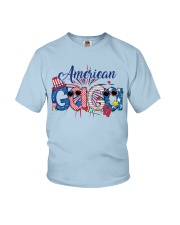 Patriotic Doodle 4th Of July American Gaga Youth T-Shirt tile