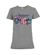 Patriotic Doodle 4th Of July American Gaga Premium Fit Ladies Tee tile