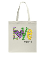 Love Lollilife Mardi Gras Tote Bag tile
