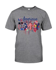 4th Of July Patriotic Doodle American Gammy Classic T-Shirt front