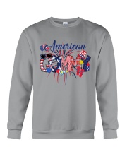 4th Of July Patriotic Doodle American Gammy Crewneck Sweatshirt tile