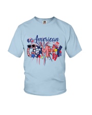 4th Of July Patriotic Doodle American Gammy Youth T-Shirt tile