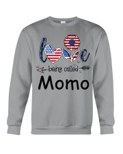 Love Being Called Momo Flag Crewneck Sweatshirt tile