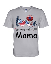 Love Being Called Momo Flag V-Neck T-Shirt tile