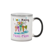 Umbrella - I Love Being Mom-Mom Color Changing Mug tile