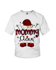 Mommy Claus-Red Plaid Youth T-Shirt tile