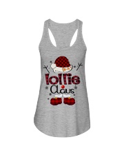 Lollie Claus-Red Plaid Ladies Flowy Tank tile