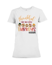 Thankful For My Little Turkeys Lelelife Premium Fit Ladies Tee tile