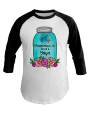 Sea Turtle - Happiness Yaya Baseball Tee tile