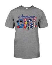 Patriotic Doodle 4th Of July American Gigi Premium Fit Mens Tee tile