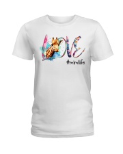 Love Giraffe Mimi Ladies T-Shirt tile