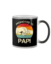 Promoted To Papi Color Changing Mug tile
