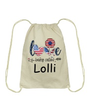 Love Being Called Lolli Flag Drawstring Bag tile