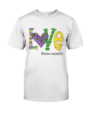 Love Mom Mardi Gras Premium Fit Mens Tee tile