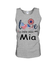 Love Being Called Mia Flag Unisex Tank tile