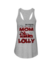 Blessed To Be Called Mom And LOLLY Ladies Flowy Tank tile