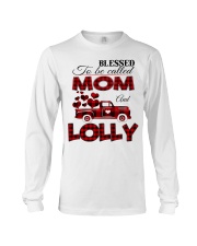 Blessed To Be Called Mom And LOLLY Long Sleeve Tee tile