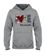 Love Heart - Grandma Life Art Hooded Sweatshirt tile