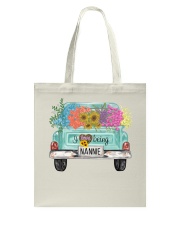 I Love Being Nannie Truck Tote Bag tile