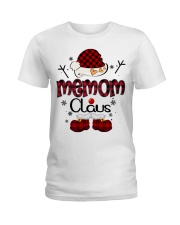 Memom Claus-Red Plaid Ladies T-Shirt tile