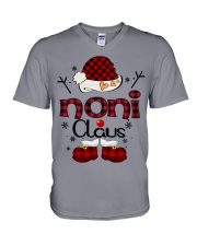 Noni Claus-Red Plaid V-Neck T-Shirt tile