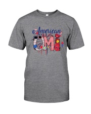 4th Of July Patriotic Doodle American Omi Classic T-Shirt front