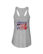 4th Of July Patriotic Doodle American Omi Ladies Flowy Tank tile