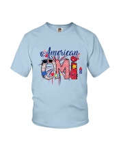 4th Of July Patriotic Doodle American Omi Youth T-Shirt tile
