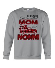 Blessed To Be Called Mom And NONNI Crewneck Sweatshirt tile